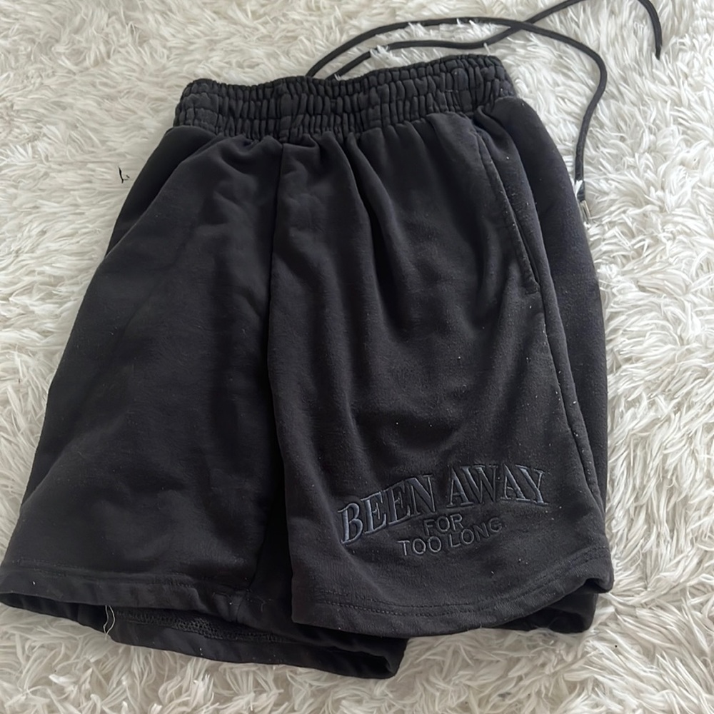 Black basketball comfy shorts